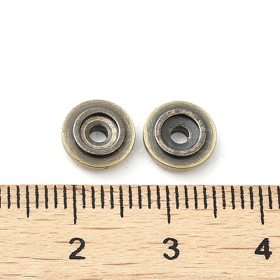 Tibetan Style Rack Plating Brass Bead KK-Q805-20AB-1