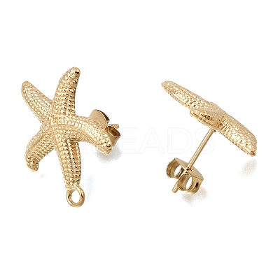 304 Stainless Steel Stud Earring Findings STAS-D391-03B-G-1
