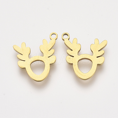 201 Stainless Steel Charms STAS-S110-062G-1