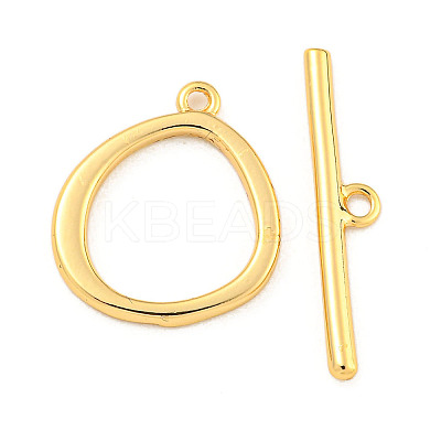 Brass Toggle Clasps KK-A223-04G-1