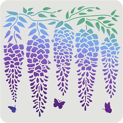 Plastic Reusable Drawing Painting Stencils Templates DIY-WH0172-481-1