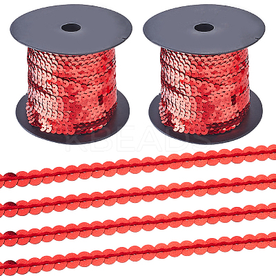 2Rolls Plastic Paillette Beads FIND-CY0001-13C-1