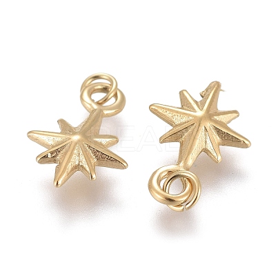 Ion Plating(IP) 304 Stainless Steel Charms STAS-I164-020A-1