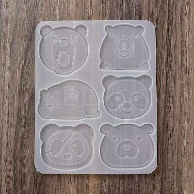 Animal Hair Clips Cabochon Silicone Molds LS-DIY-Q033-03C-1