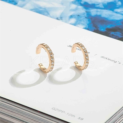 Brass Cuff Earrings WGBC495-04-1