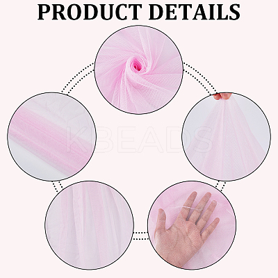 Polyester Mesh Fabric DIY-WH20009-40T-1