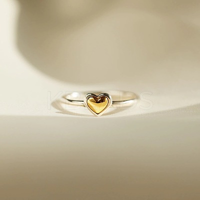 Heart 925 Sterling Silver Finger Rings for Women FS-WG1734C-03-1