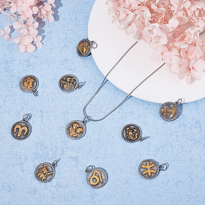 316 Surgical Stainless Steel Pendants STAS-PH0019-49-1