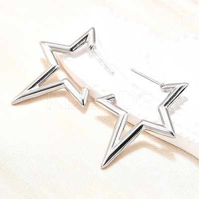 Non-Tarnish 304 Stainless Steel Stud Earrings for Women STAS-D084-25P-1