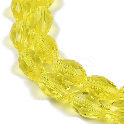 Transparent Glass Beads Strands LS-EGLA-N013-T6mm-D26-1