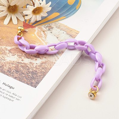 Acrylic Cable Chain Phone Case Chain HJEW-JM00494-02-1