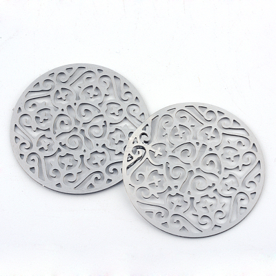 304 Stainless Steel Filigree Joiners STAS-S044-115-1