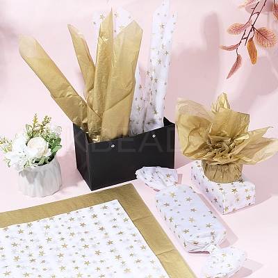 32Pcs 2 Style Rectangle Paper Bouquet Wrapping DIY-GF0011-31-1