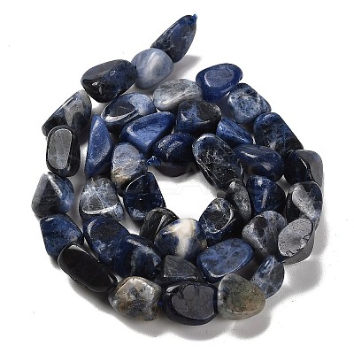Natural Sodalite Beads Strands G-P497-01E-55-1