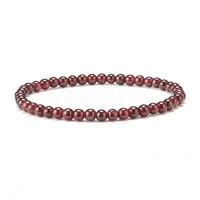 Stone Stretch Bracelets Set BJEW-JB07333-1