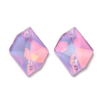 Mocha(MK) Irregular Rhombus Sew on Rhinestone RGLA-G019-01D-1