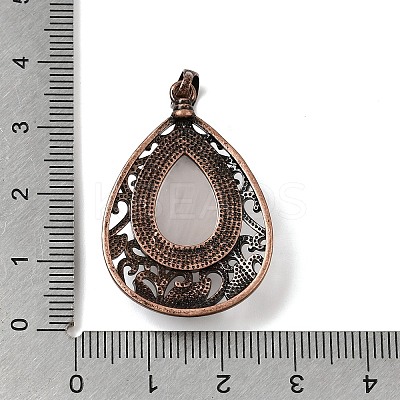 Natural Quartz Crystal Teardrop Pendants G-A297-05R-13-1