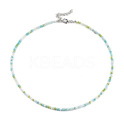 Bling Glass Beaded Necklace for Women NJEW-PH01492-03-1