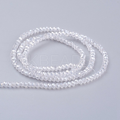 Electroplate Glass Beads Strands LS-EGLA-R048-2mm-01-1