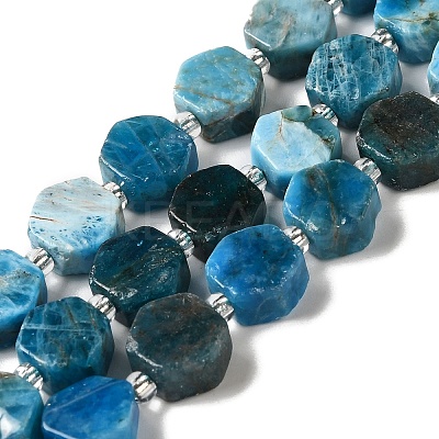 Natural Apatite Beads Strands G-P534-A02-02-1