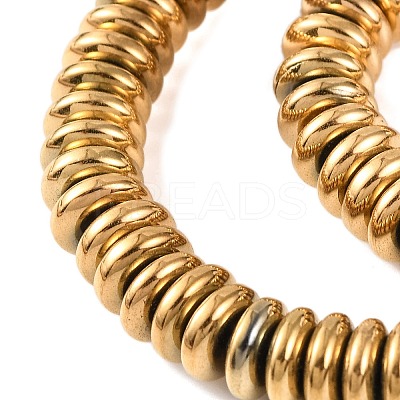 Electroplated Synthetic Non-magnetic Hematite Beads Strands G-H027-D01-02-1