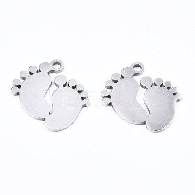 Jewelry Non-Tarnish 201 Stainless Steel Charms STAS-T044-208P-1