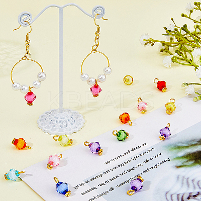 200Pcs Transparent Acrylic Charms FIND-DC0001-75-1