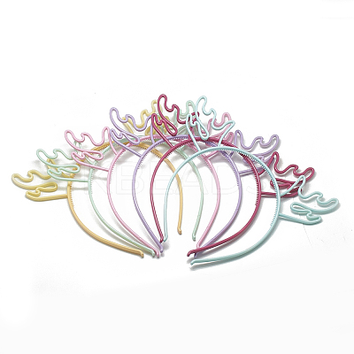 Plastic Hair Bands OHAR-T003-21-1