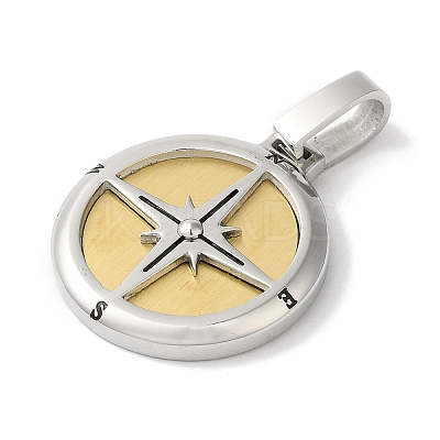 Ion Plating(IP) 304 Stainless Steel Pendants STAS-Z073-17G-1
