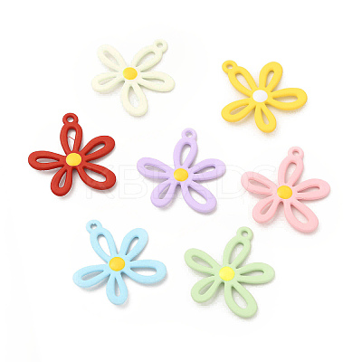 Rack Plating Alloy Pendants FIND-C018-25-1
