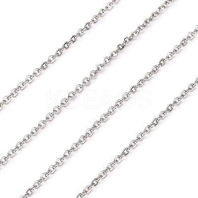 Brass Cable Chains CHC-K004-02P-1