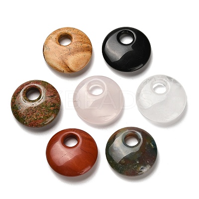 Natural Mixed Gemstone Pendants G-H073-05-1