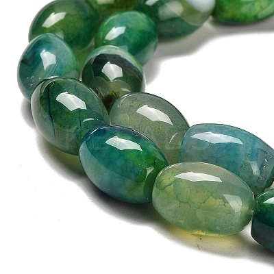 Natural Agate Beads Strands G-B079-E01-01B-1