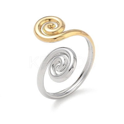 304 Stainless Steel Cuff Open Rings RJEW-D357-04GP-1
