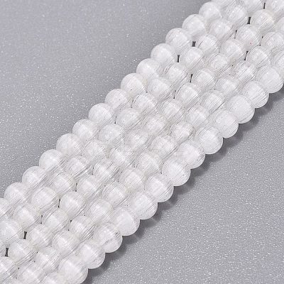 Glass Imitation Cat Eye Beads Strands GLAA-N075-01A-12-1