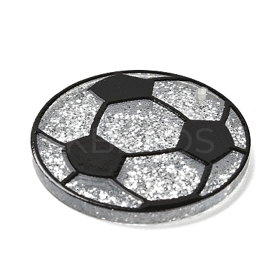 Transparent Resin Pendants RESI-M037-02D-1