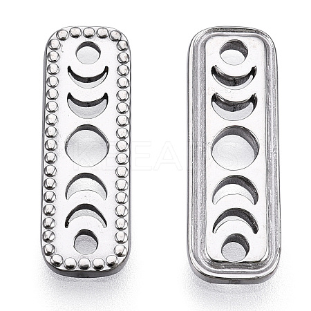 Tarnish Resistant 304 Stainless Steel Connector Charms STAS-T063-195P-1