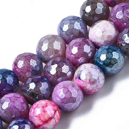 Natural Agate Beads Strands G-Q998-013E-1