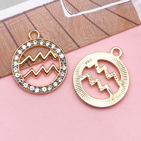 Zinc Alloy Crystal Rhinestone Pendants WGC2D94-11-1