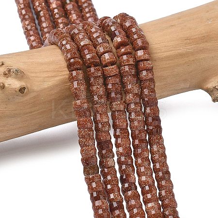 Synthetic Goldstone Heishi Beads Strands G-A299-A03-01-1