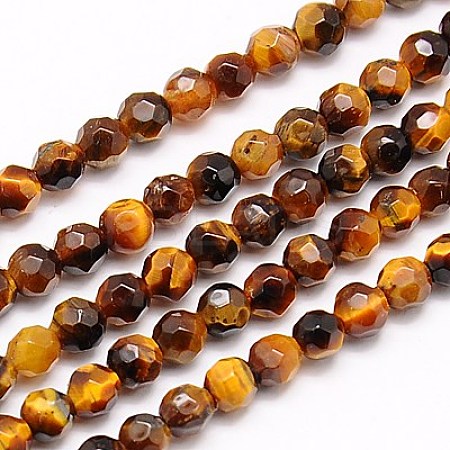 Natural Tiger Eye Beads Strands G-G545-13-1
