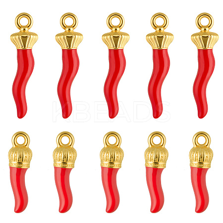 10Pcs 2 Styles 304 Stainless Steel Pendants STAS-BBC0006-60-1