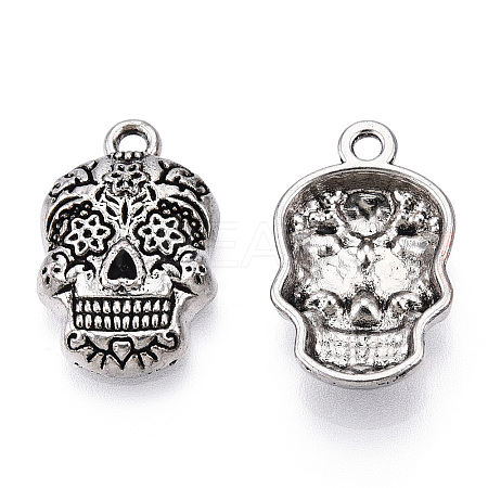 Tibetan Style Alloy Pendants PALLOY-T087-01AS-1