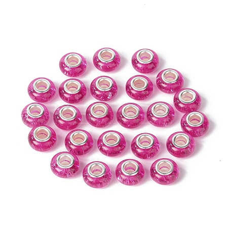 Rondelle Resin European Beads RPDL-A001-01-02-1