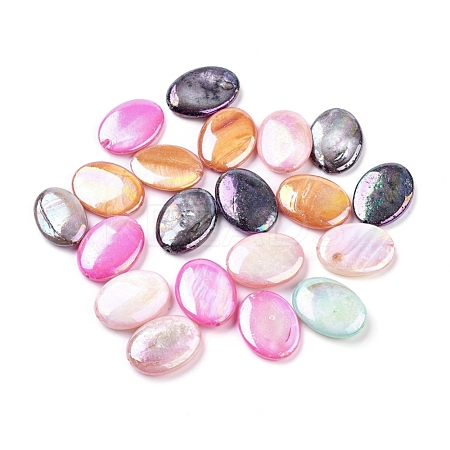 Natural Freshwater Shell Beads X-SSHEL-T007-18-1