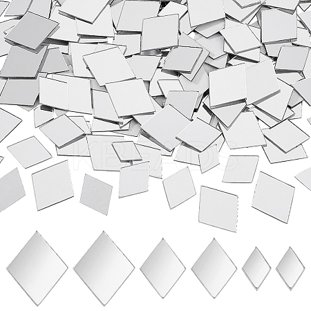 210Pcs 3 Styles Adhesive Acrylic Cabochons Sheets DIY-PH0022-93A-1