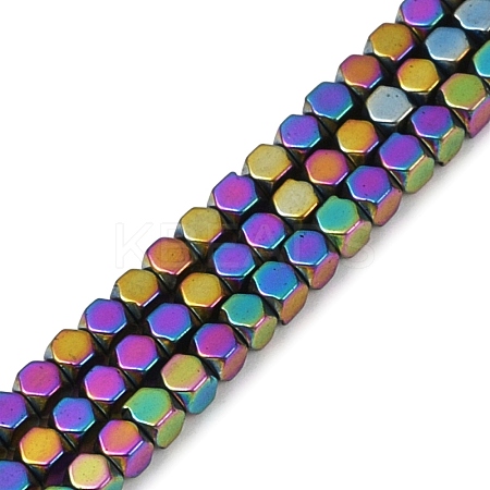 Electroplate Non-magnetic Synthetic Hematite Beads Strands G-I175-09I-1