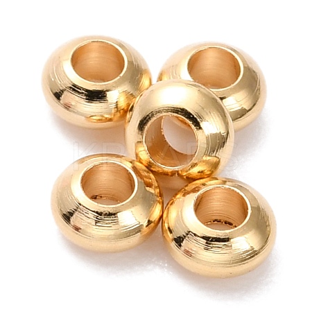 Brass Beads KK-H759-25B-G-1