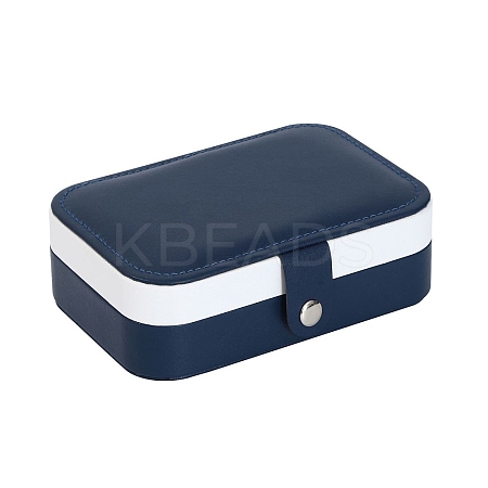Rectangle PU Leather Jewelry Organizer Boxes PW-WG72089-07-1