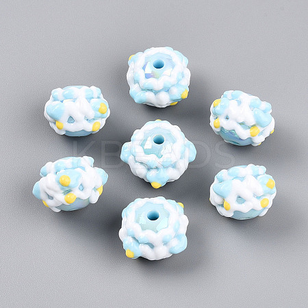 Opaque Acrylic Beads LS-SACR-YW0002-01D-1